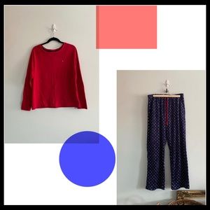 Tommy Hilfiger women’s 2 piece pajama set